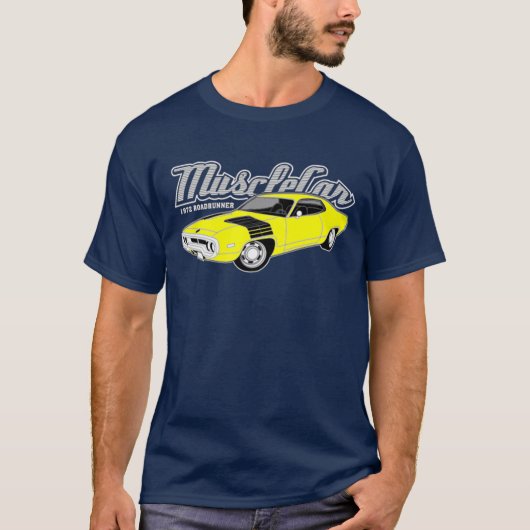 Mopar - 1972 Plymouth Roadrunner Musclecar T-Shirt (Voorkant)