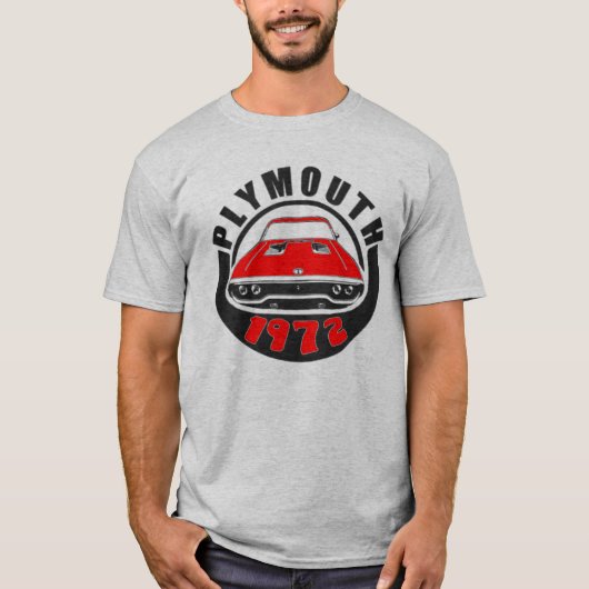 Mopar - 1972 Plymouth Roadrunner Tor Red T-shirt (Voorkant)