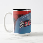 Mopar 340 Six Pack ticker Tweekleurige Koffiemok (Links)