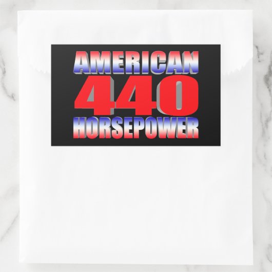 Mopar 440 Dodge Rechthoekige Sticker (Tas)