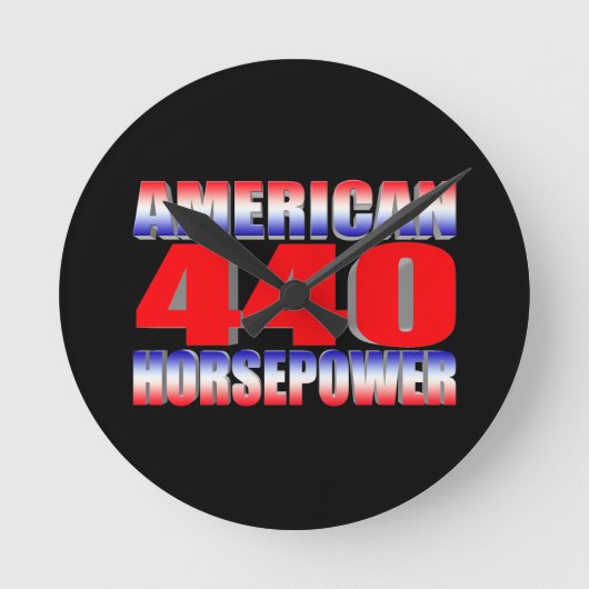 Mopar 440 Dodge Ronde Klok (Voorkant)