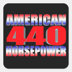 Mopar 440 Dodge Vierkante Sticker