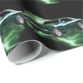 Mopar: '68 Dodge-lader met groen bliksem Cadeaupapier (Rol Hoek)