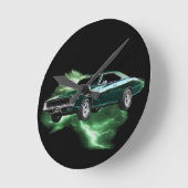 Mopar: '68 Dodge-lader met groen bliksem Ronde Klok (Hoek)