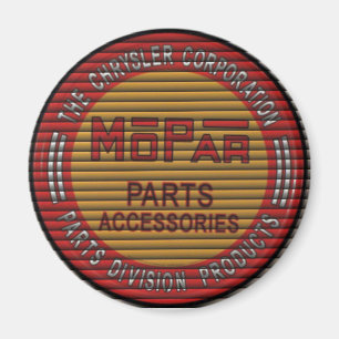 mopar blinkt retro garage sign magneet
