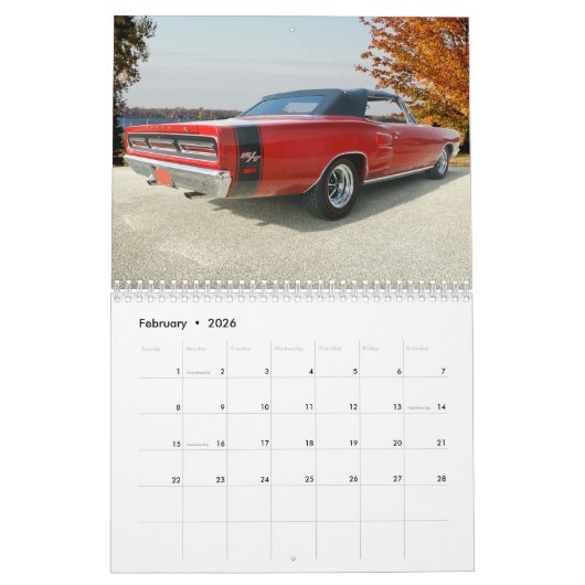 Mopar Calendar1 Kalender (Feb 2026)