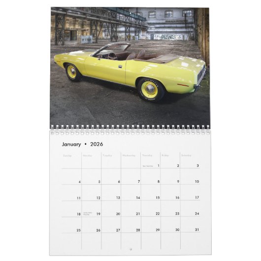 Mopar Calendar1 Kalender (Jan 2026)