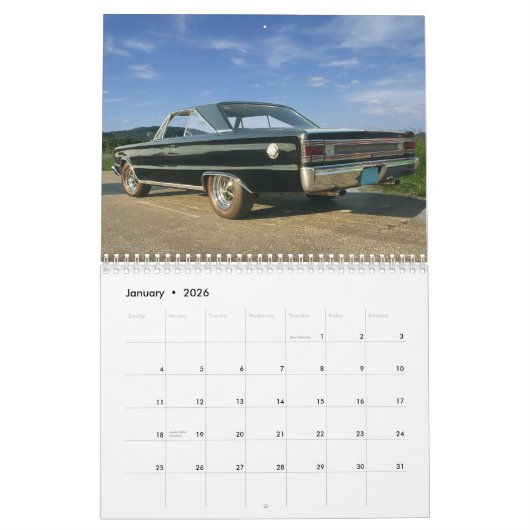 Mopar Calendar Kalender (Jan 2026)