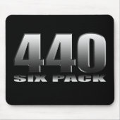 Mopar Dodge 440 Six Pack Muismat (Voorkant)