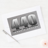 Mopar Dodge 440 Six Pack Rechthoekige Sticker (Envelop)