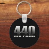 Mopar Dodge 440 Six Pack Sleutelhanger (Voorkant)