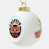 Mopar - Dodge Carger Musclecar Keramische Bal Ornament (Rechts)