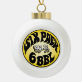 Mopar - Dodge Plymouth 6 Pack Keramische Bal Ornament (Voorkant)