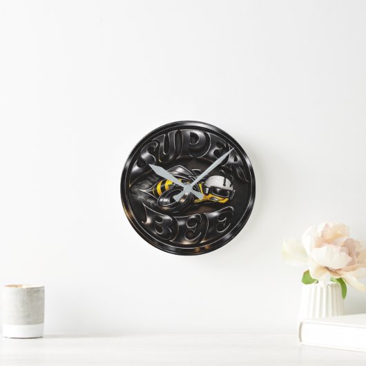 Mopar - Dodge Super Bee Round Clock Ronde Klok (Huis)