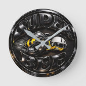 Mopar - Dodge Super Bee Round Clock Ronde Klok (Voorkant)