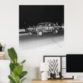  mopar Drag - Cuda - she-Devil Poster (Thuiskantoor)