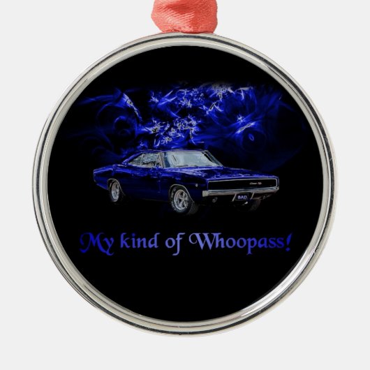Mopar: Lader 68 - Klaar voor WhoopAss! Metalen Ornament (Voorkant)