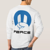 mopar - logo met vredeshand t-shirt (Achterkant)