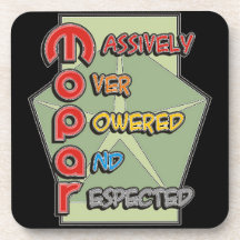 Mopar Muscle Car Drank Coaster