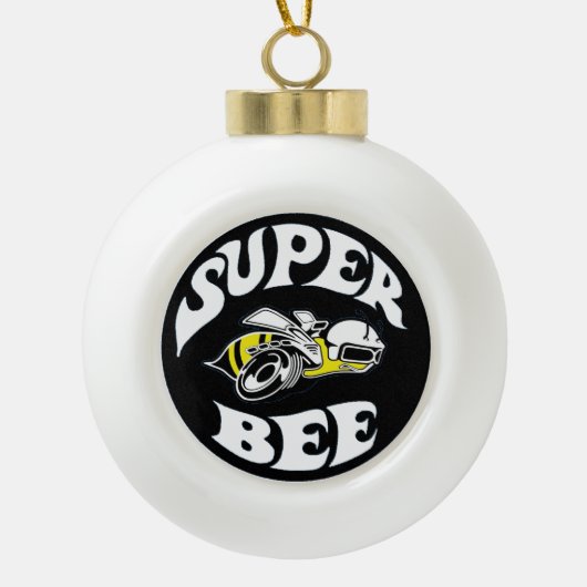 Mopar - Musclecar Keramische Bal Kerst Ornament (Voorkant)