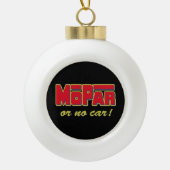 Mopar - Musclecar Keramische Bal Kerst Ornament (Voorkant)
