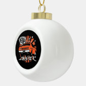 Mopar - Musclecar Keramische Bal Kerst Ornament (Rechts)