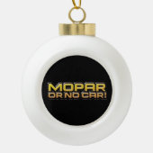 Mopar - Musclecar Keramische Bal Kerst Ornament (Voorkant)