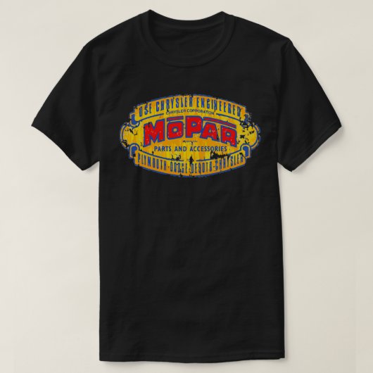  Mopar Parts Sign T-shirt (Design voorkant)