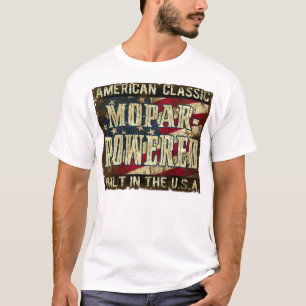 Mopar-Powered - Classic Engine gebouwd in de VS T-shirt
