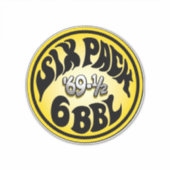 Mopar - Six Pack - Super Bee - Roadrunner Sticker (Voorkant)