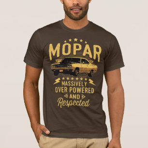 Mopar - sterk over kracht en respect t-shirt