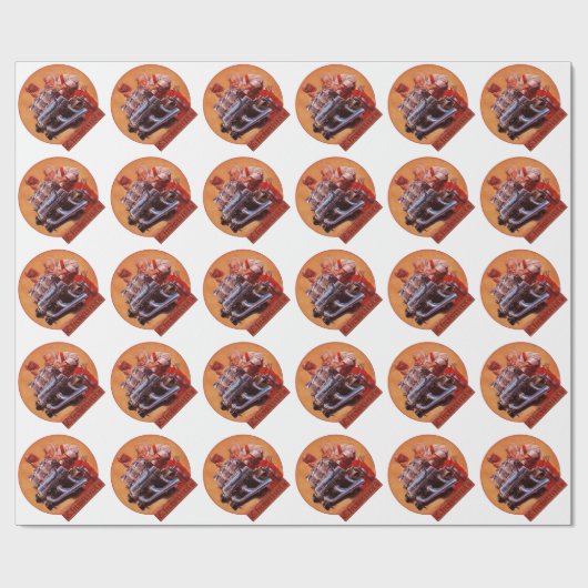 Mopar X-mas Kerstmis Cadeaupapier (Vlak)