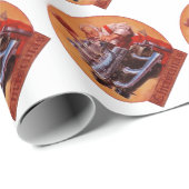 Mopar X-mas Kerstmis Cadeaupapier (Rol Hoek)