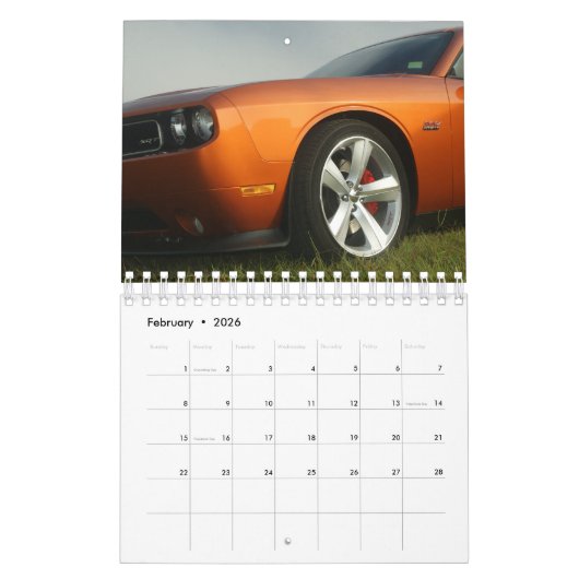 Mopars Calendar Kalender (Feb 2026)