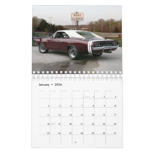 Mopars Calendar Kalender (Jan 2026)