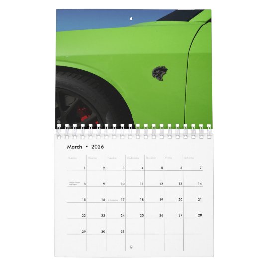 Mopars Calendar Kalender (Mar 2026)