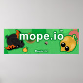 Mope.io official canvas poster (Voorkant)