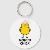 Moped Chick Sleutelhanger (Voorkant)