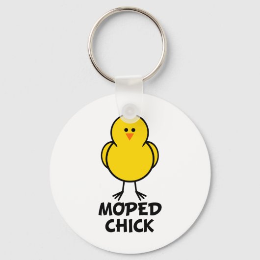 Moped Chick Sleutelhanger (Voorkant)