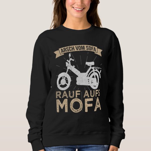 Moped Driver Mofaclub Mofa Mofa Mofa Trui (Voorkant)