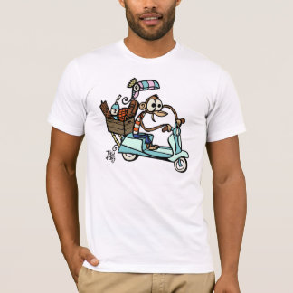 Moped Monkey Beachcomber Vacatie! T-shirt