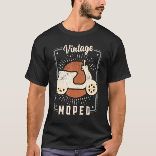 Moped Retro Classic Love 1 T-shirt (Voorkant)