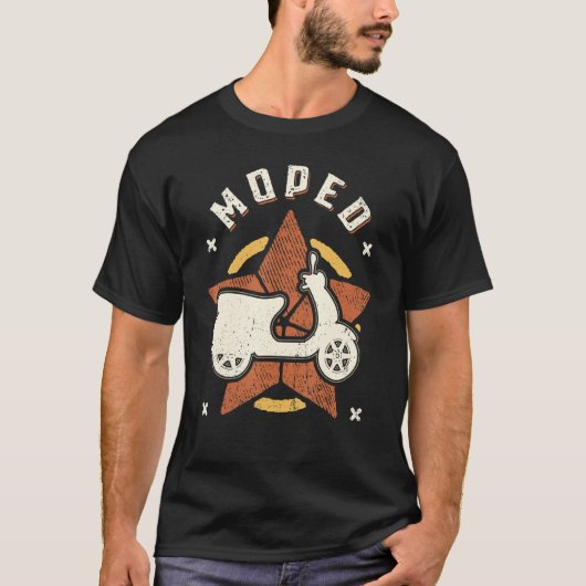 Moped Vintage Retro Classic T-shirt (Voorkant)