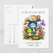 Moppen Kleurrijke Kikkers Herinneringskaarten Briefkaart (Voorkant / Achterkant)