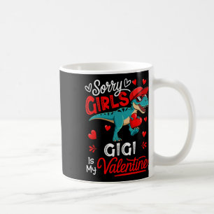 Moppen Meisjes Gigi Is Mijn Valentijn T-rex Enkel Koffiemok