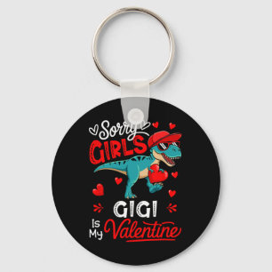 Moppen Meisjes Gigi Is Mijn Valentijn T-rex Single Sleutelhanger