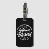 Moppen over administratieve professionals Admin Pr Bagagelabel (Voorkant (verticaal))