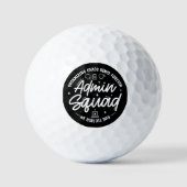 Moppen over administratieve professionals Admin Pr Golfballen (Voorkant)