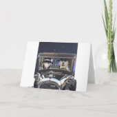 Moppen over honden jubileum feestdagen kaart (Achterkant)