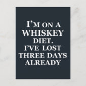 Moppen over whisky grappige alcohol uitspraken cad briefkaart (Voorkant)